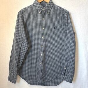 Ralph Lauren Classic Fit 100% Cotton Long Sleeve Flannel Shirt Men’s Sz. Medium